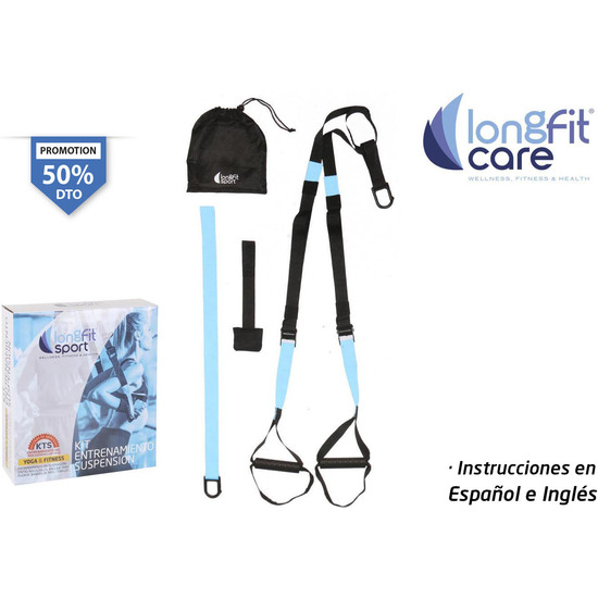 KIT ENTRENAMIENTO SUSPENSION TRXLONGFIT SPORT image 0