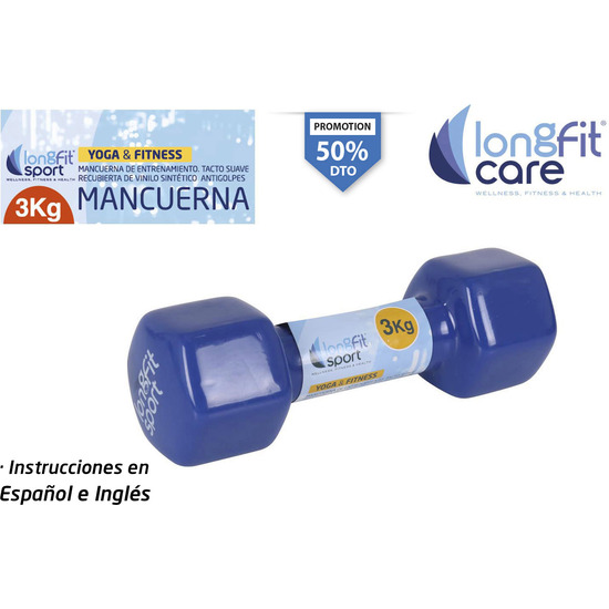 MANCUERNA 3KG LONGFIT SPORT image 0