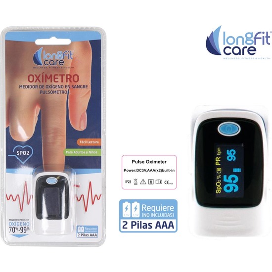 OXIMETRO PULSOMETRO LONGFIT CARE image 0