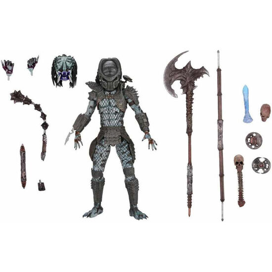 FIGURA ULTIMATE WARRIOR PREDATOR - PREDATOR 2 20CM image 0