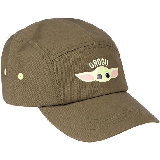 GORRA VISERA CURVA THE MANDALORIAN GROGU GREEN image 0