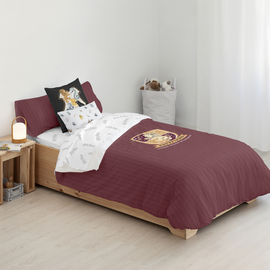 FUNDA NÓRDICA CON BOTONES 100% ALGODÓN MODELO GRYFFINDOR SWEET PARA CAMA DE 80 (140X200 CM.) image 1