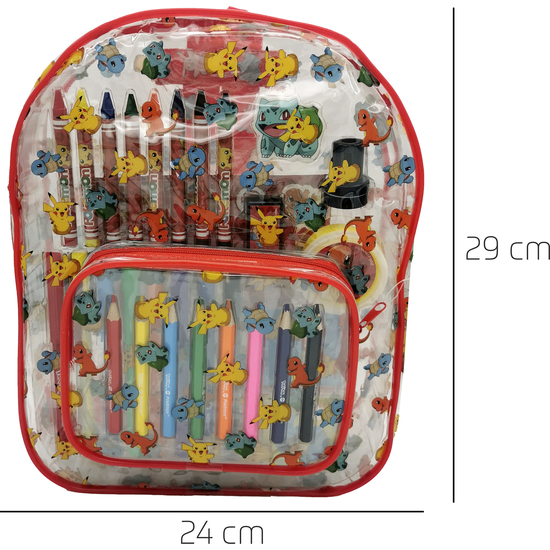 MOCHILA ACTIVIDADES POKEMON 42PZS image 3