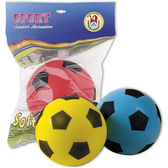 BALON ESPONJA FOAM FUTBOL 200 MM. image 0