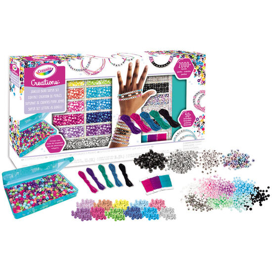 SET CREACION PULSERAS LETRAS Y JOYAS CRAYOLA image 0