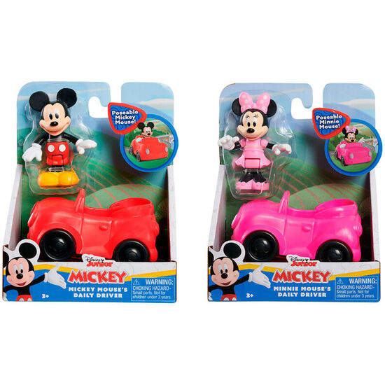 FIGURA COCHE MICKEY MINNIE DISNEY SURTIDO image 0