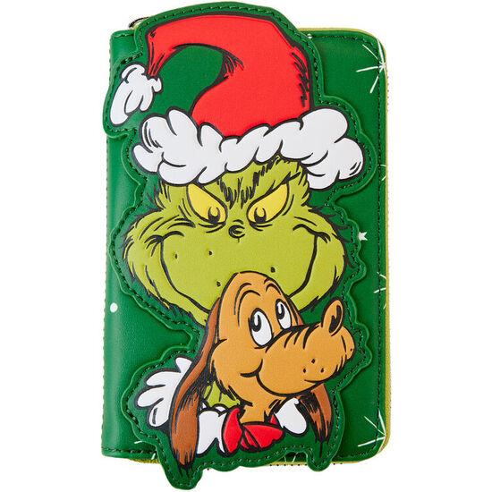 CARTERA SANTA HOW THE GRINCH STOLE CHRISTMAS! DR. SEUSS LOUNGEFLY image 0