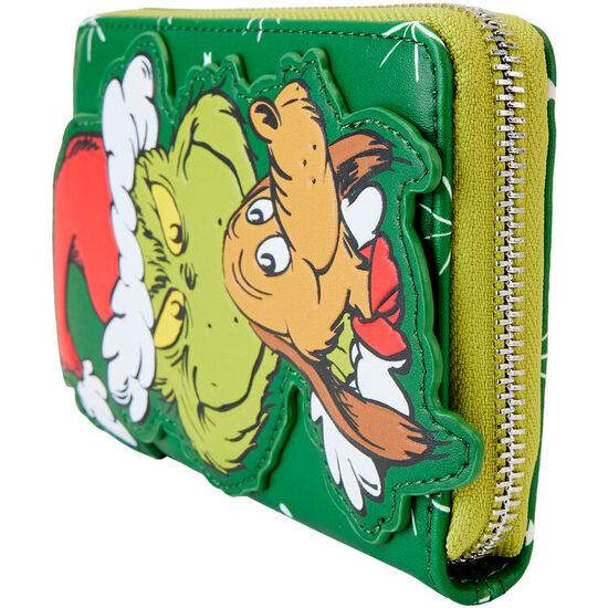 CARTERA SANTA HOW THE GRINCH STOLE CHRISTMAS! DR. SEUSS LOUNGEFLY image 1
