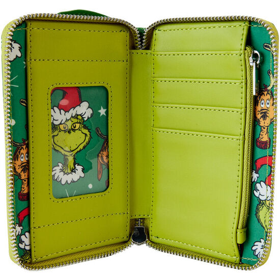 CARTERA SANTA HOW THE GRINCH STOLE CHRISTMAS! DR. SEUSS LOUNGEFLY image 3