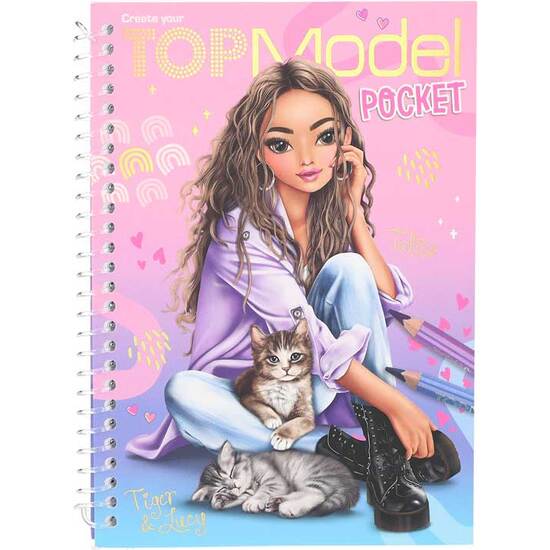 CUADERNO COLOREAR TOP MODEL image 0