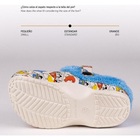 ZAPATILLAS DE CASA ZUECO BORREGUILLO PAW PATROL image 3