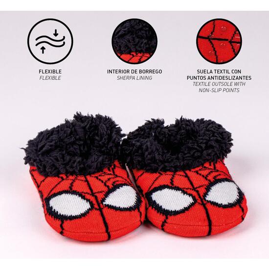 ZAPATILLAS DE CASA SUELA BLANDA CALCETÍN SPIDERMAN image 4