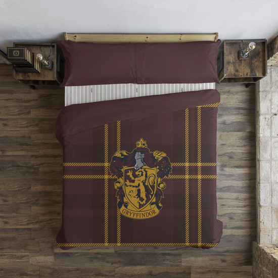 FUNDA NÓRDICA CON BOTONES 100% ALGODÓN MODELO CLASSIC GRYFFINDOR PARA CAMA DE 120 (200X200 CM.) image 0