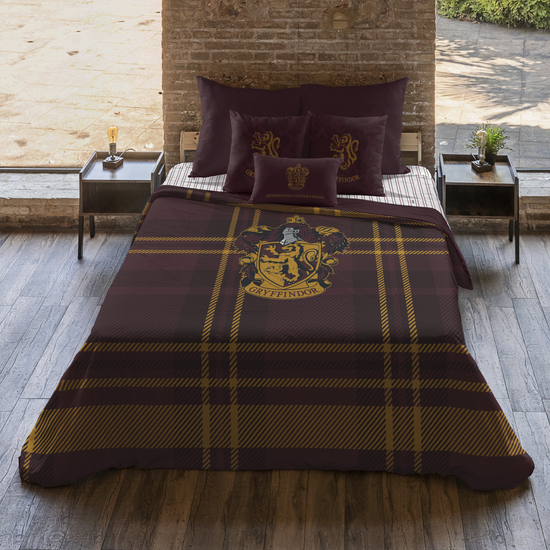 FUNDA NÓRDICA CON BOTONES 100% ALGODÓN MODELO CLASSIC GRYFFINDOR PARA CAMA DE 120 (200X200 CM.) image 3