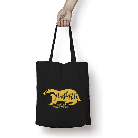 TOTE BAG 100% ALGODÓN HUFFLEPUFF VALUES image 0