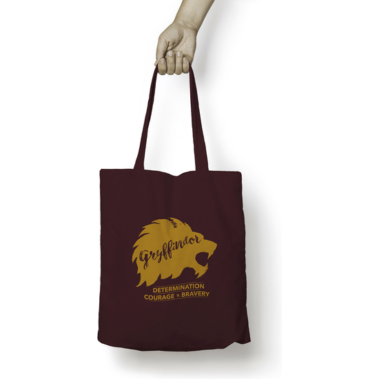 TOTE BAG 100% ALGODÓN GRYFFINDOR VALUES image 0