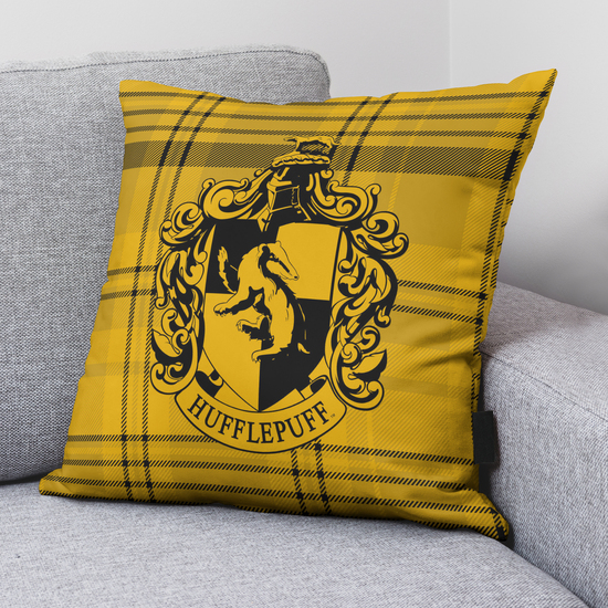 FUNDA DE COJÍN 100% ALGODÓN 50X50CM MODELO HUFFLEPUFF CUADRO A image 1