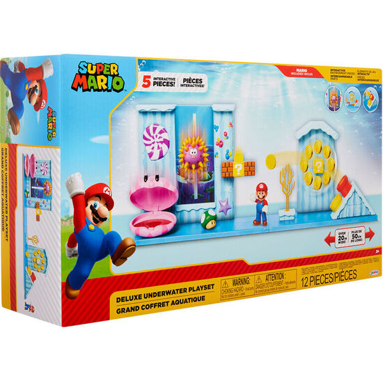 PLAYSET BAJO EL AGUA DELUXE SUPER MARIO BROS image 1