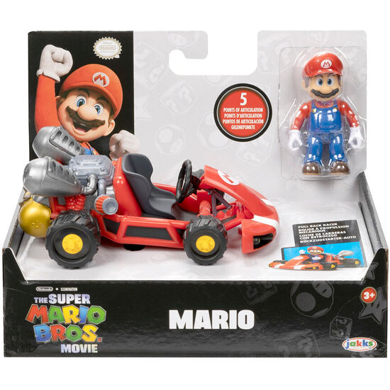 FIGURA SUPER MARIO KART LA PELICULA MARIO KART 7CM image 0