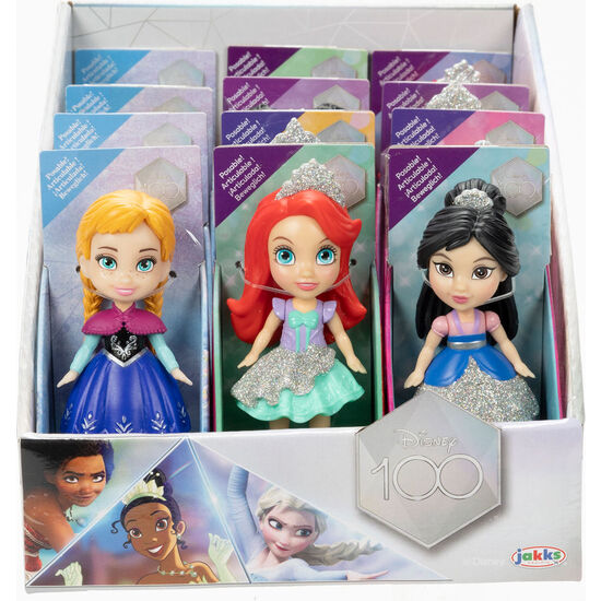 FIGURA PRINCESAS 100 ANIVERSARIO DISNEY 8CM SURTIDO image 0