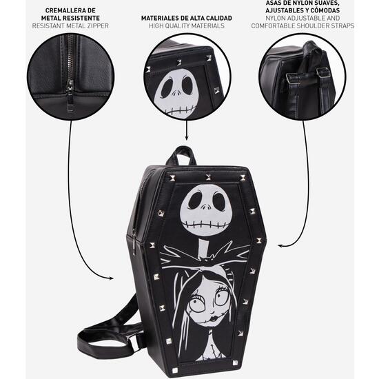 MOCHILA CASUAL MODA POLIPIEL NIGHTMARE BEFORE CHRISTMAS image 4