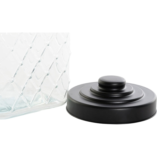 BOTE MULTIUSOS CRISTAL Y METAL 2,5 LITROS 21X14X14 image 1