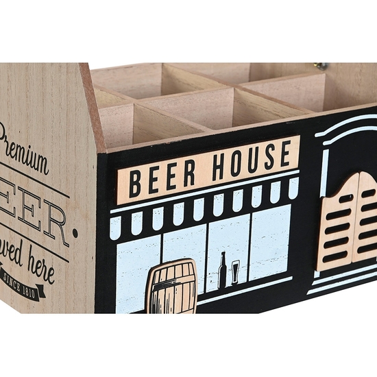 BOTELLERO MADERA BEER HOUSE 27X26X17 image 2
