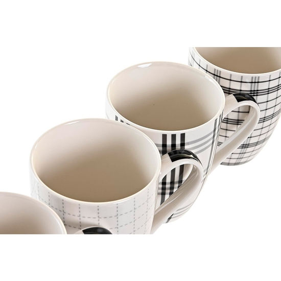 CAJA 12 TAZA MUG BLACK&WHITE 340 ML 4 MODELOS image 2