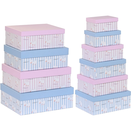 SET 10 CAJAS CARTÓN PATITOS BABY 43X33X15 CM image 0