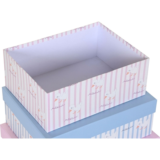 SET 10 CAJAS CARTÓN PATITOS BABY 43X33X15 CM image 1