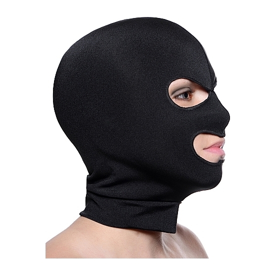 SPANDEX HOOD WITH EYE AND MOUTH HOLES image 0