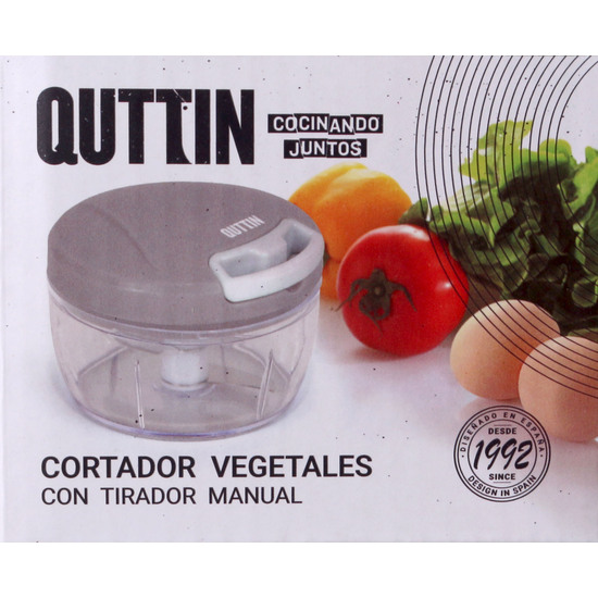 CORTADOR VEGETALES TIRADOR 9X6CM QUTTIN image 1