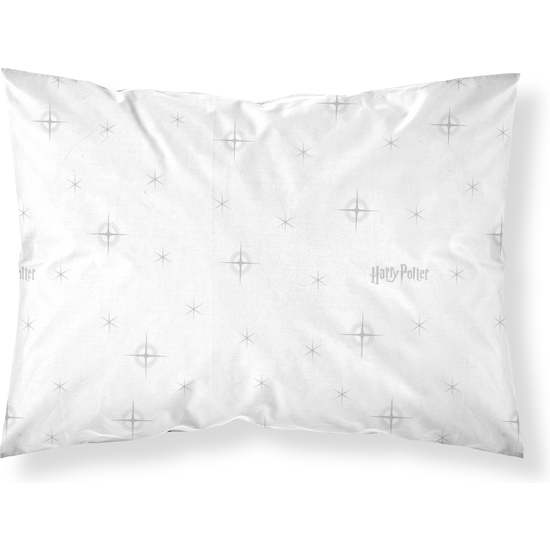 FUNDA DE ALMOHADA 100% ALGODÓN MODELO HPOTTER STARS GREY DE 50X80CM. image 0
