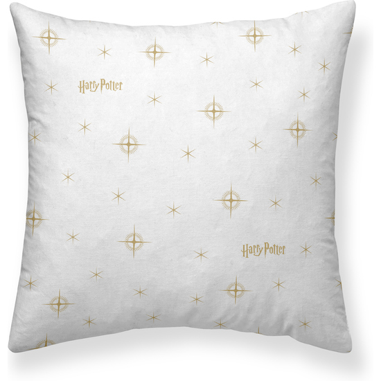 FUNDA DE ALMOHADA 100% ALGODÓN MODELO HPOTTER STARS GOLD DE 65X65 CM. image 0