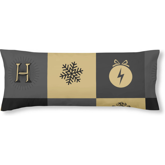 FUNDA DE ALMOHADA 100% ALGODÓN MODELO HOGWARTS CUADROS NAVIDAD DE 105 CM. image 0