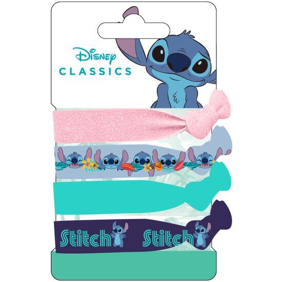 ACCESORIOS PELO ELÁSTICOS 4 PIEZAS DISNEY MULTICOLOR image 0