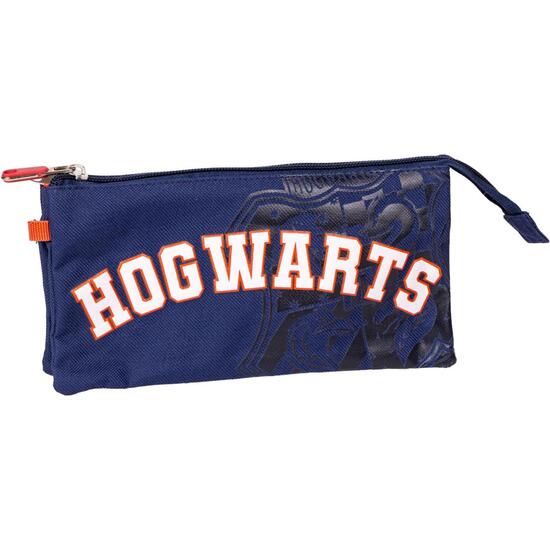 ESTUCHE PORTATODO 3 COMPARTIMENTOS HARRY POTTER DARK BLUE image 0