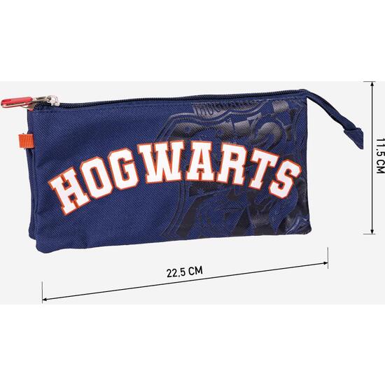 ESTUCHE PORTATODO 3 COMPARTIMENTOS HARRY POTTER DARK BLUE image 3