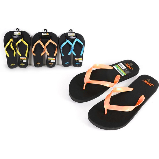 BEACH SLIPPERS BLACK NEON (T/40-45) TALLA 40 image 0