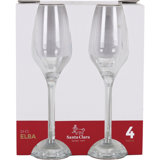 SET 4 COPAS CHAMPAGNE 230CC ELBA image 1