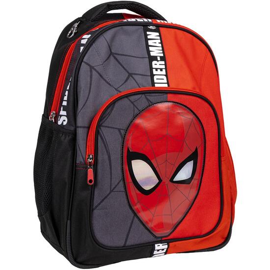 MOCHILA ESCOLAR MEDIANA 42 CM SPIDERMAN BLACK image 0