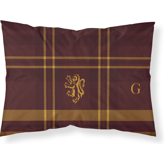 FUNDA DE ALMOHADA 100% ALGODÓN MODELO GRYFFINDOR CUADRO DE 50X80CM. image 0