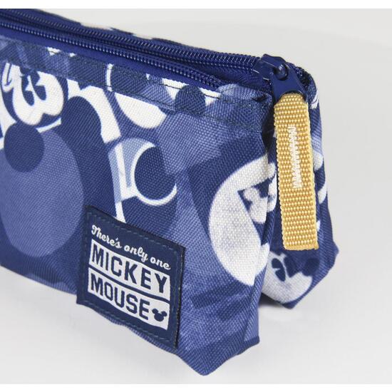 ESTUCHE PORTATODO 2 COMPARTIMENTOS MICKEY NAVY image 2