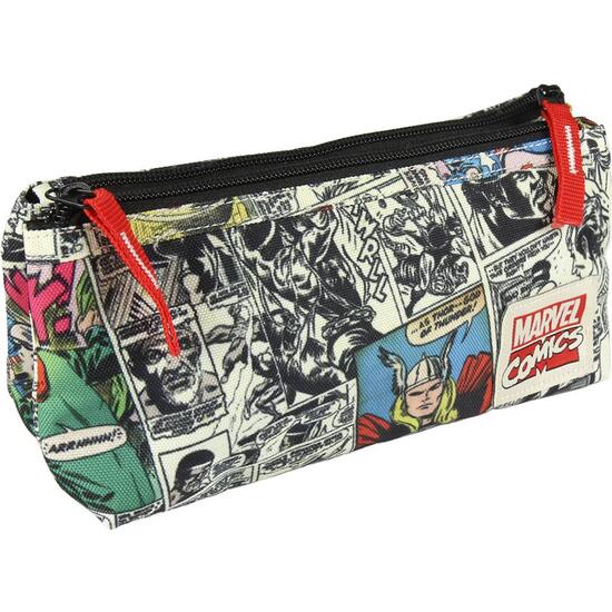 ESTUCHE PORTATODO 2 COMPARTIMENTOS MARVEL BEIGE image 0