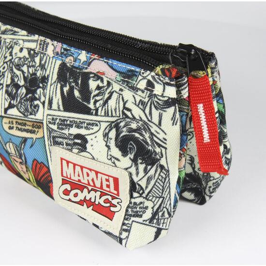 ESTUCHE PORTATODO 2 COMPARTIMENTOS MARVEL BEIGE image 2