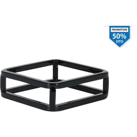 SOPORTE METAL CUADRADO NEGRO12X12 image 0
