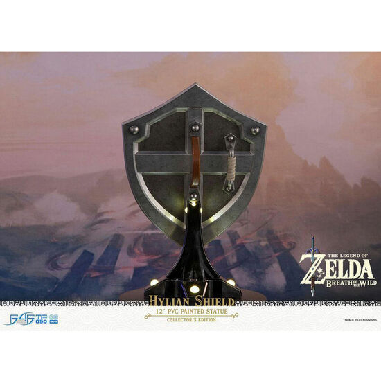 ESTATUA HYLIAN SHIELD COLLECTOR EDITION THE LEGEND OF ZELDA BREATH F THE WILD 29CM image 2