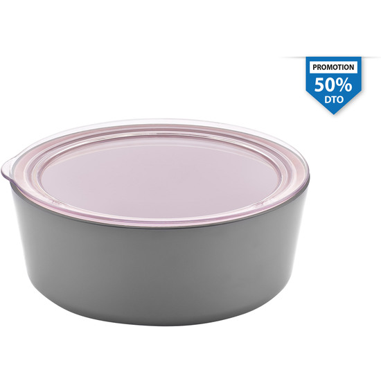 SET BOWL C/TAPA PS R/G 60CL 14X6CM image 0
