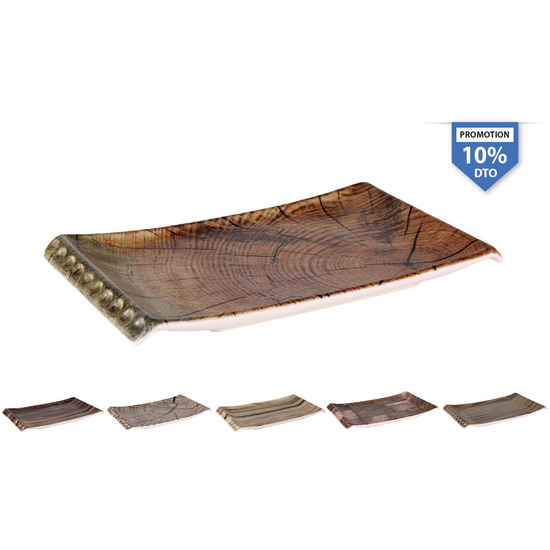 BANDEJA RECTANGULAR HERMES 30X17X3CM image 0