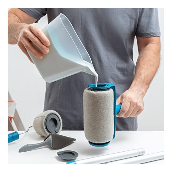 SET DE RODILLOS DE PINTURA RECARGABLES ANTIGOTEO ROLL`N`PAINT INNOVAGOODS 5 PIEZAS image 2
